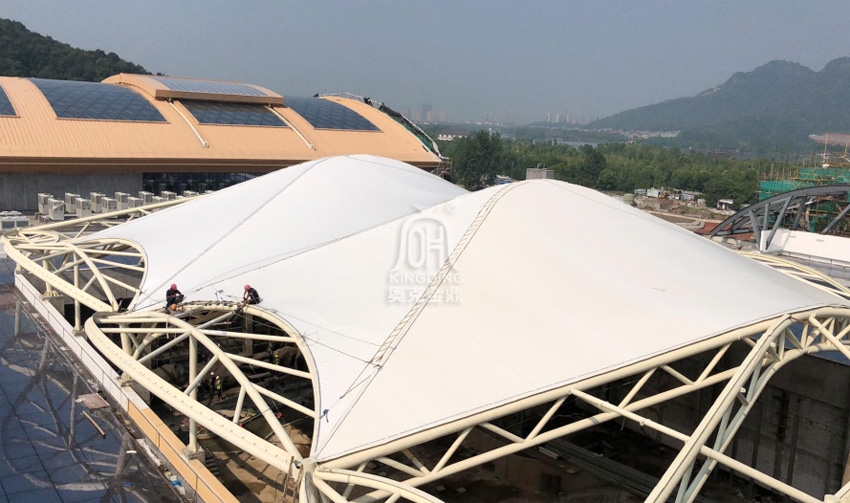 杭州湘湖-開元-森泊度假樂園中央設施區(qū)域膜結構